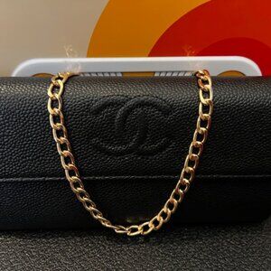 Chanel Black Caviar CC Long Wallet – Authenticity w/ Hologram – WOC